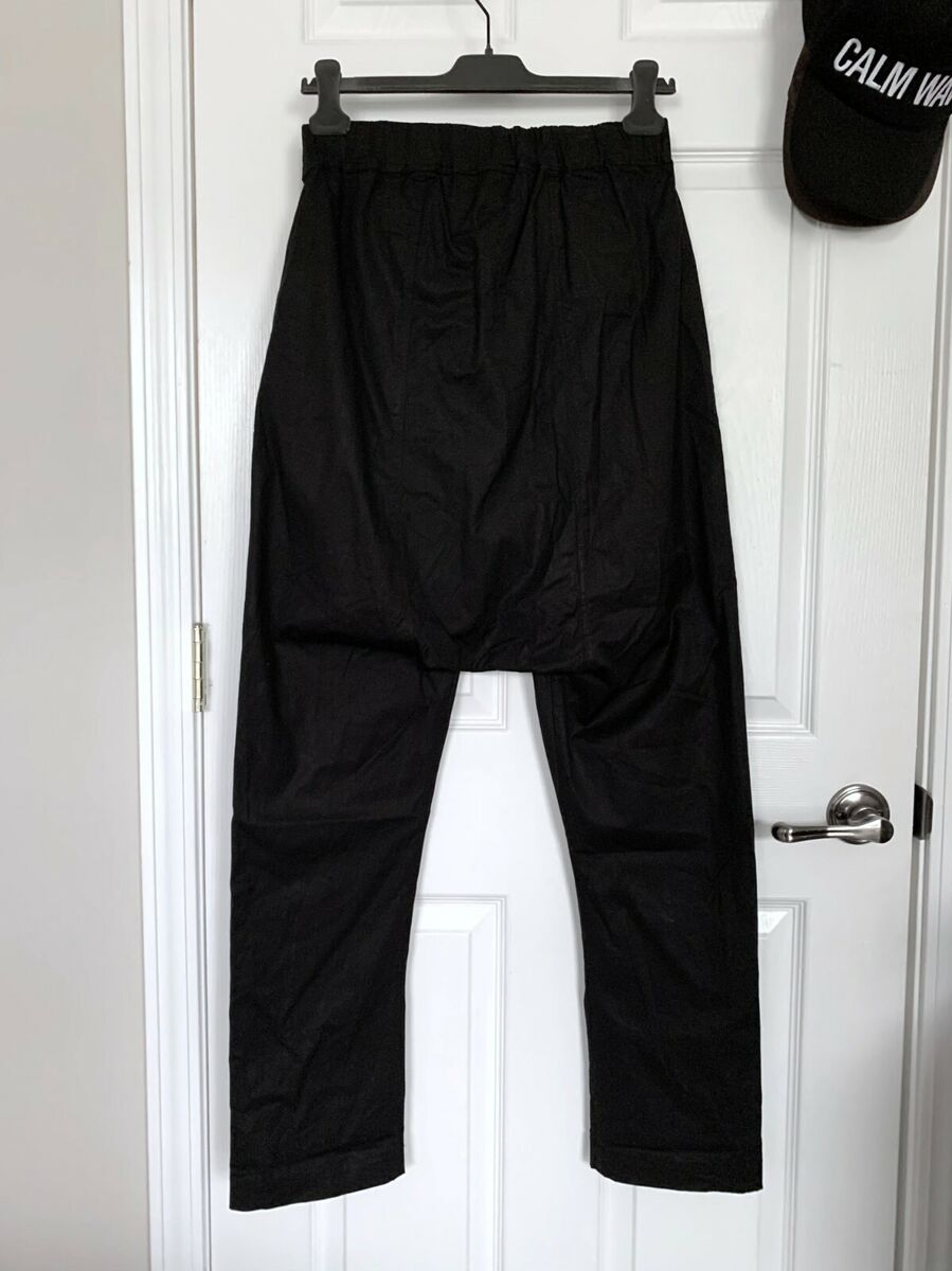 Rick Owens Mainline Forever Drawstring Long Pants Black Sz Rick Owens Mainline Forever Drawstring Long Pants Black Sz