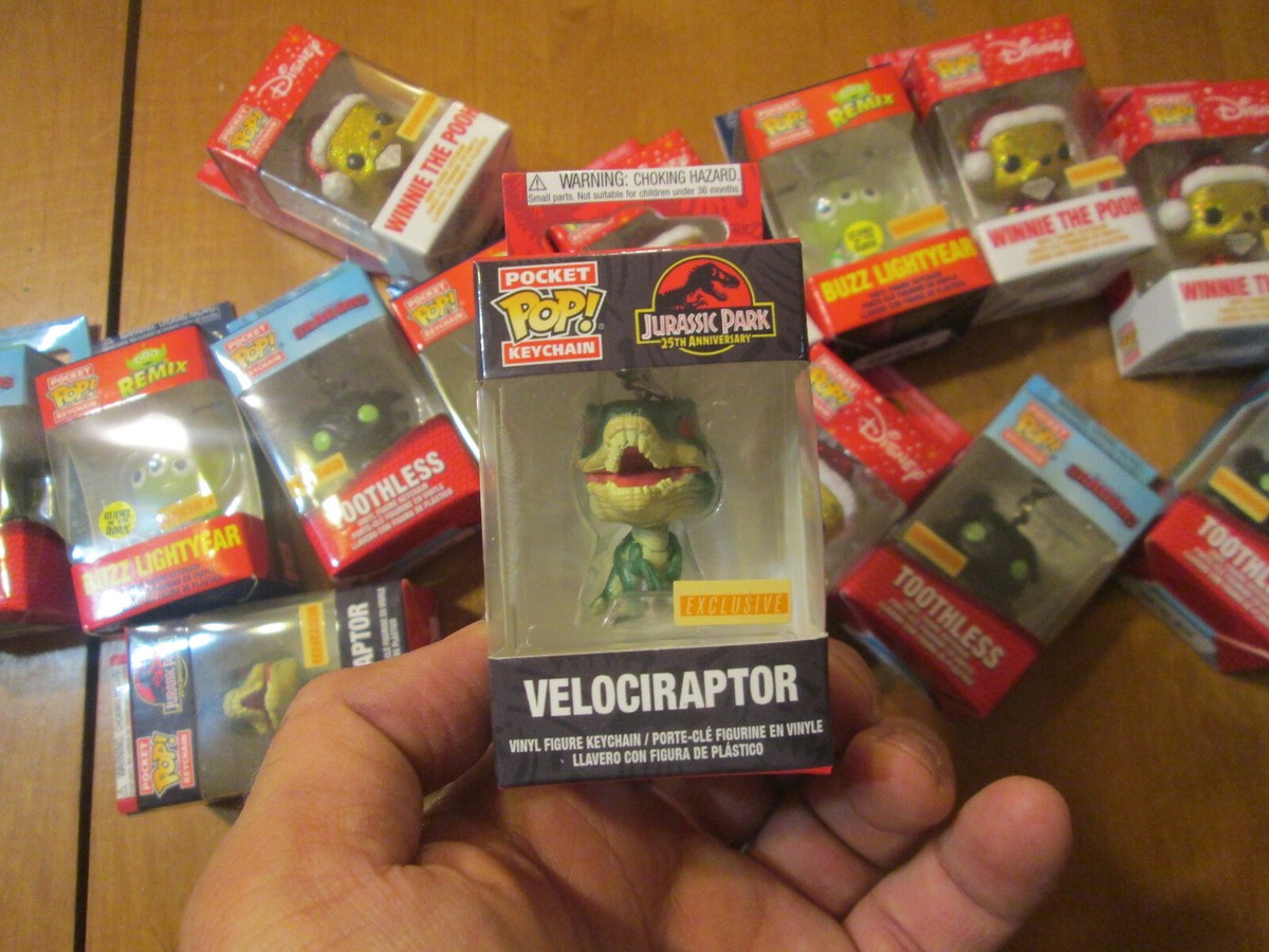Funko Pop Pocket JURASSIC PARK 25th ANNIVERSARY VELOCIRAPTOR