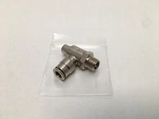 Elbow Throttle Body Flow Control Valve 1/4" ID Push To Connect M10-1 Thread