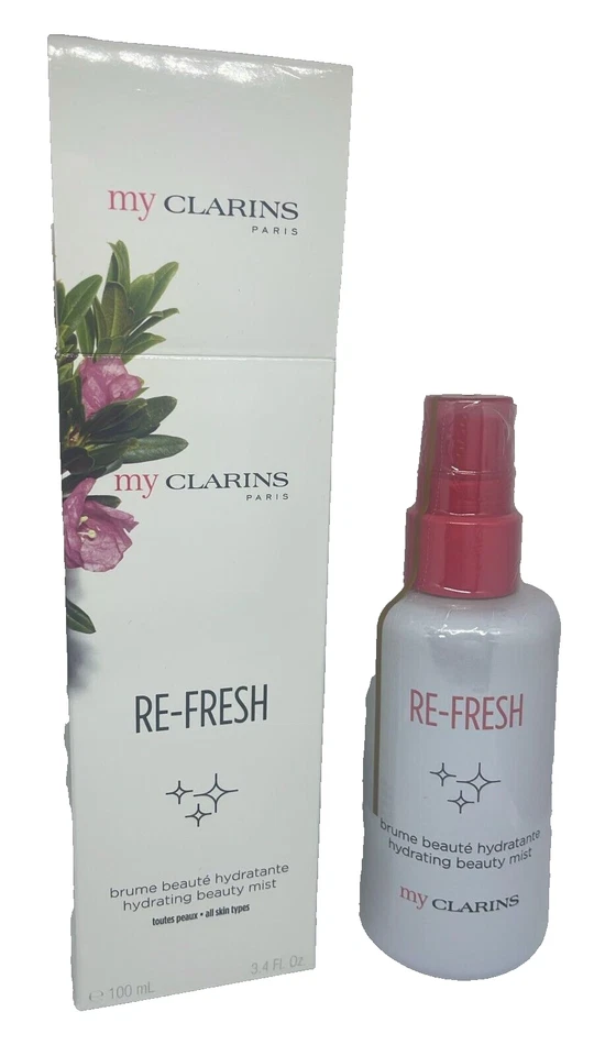 Niebla corporal hidratante Clarins RE-FRESCA agua de coco y extracto de rosa alpina 3,4 oz Foto 2 de 4
