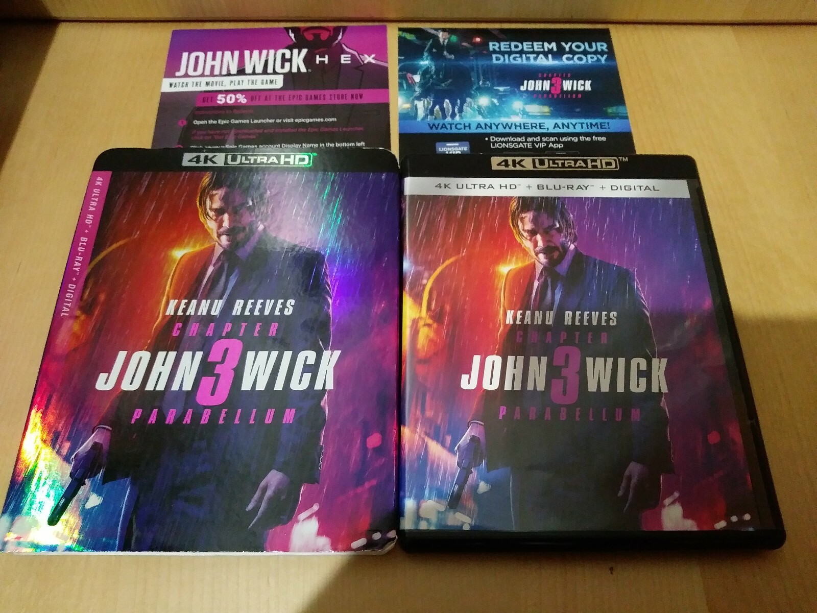 John Wick 4k Ultra Hd Blu Ray Digital Download 2017 Dvd Region 2