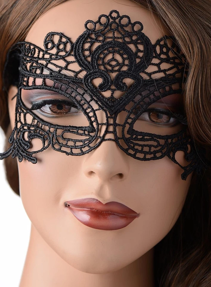 The Enchanted Black Lace Mask Sexy Sub Dom Master Slave Fifty Shades Of Grey 50 - Image 3 of 4