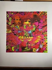 CREAM Disraeli Gears Art Print Marti Sharp Eric Clapton Ginger Baker Jack Bruce