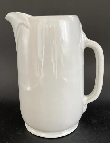 Frankoma Lazy Bones #81 White Sand Pitcher 7.25”