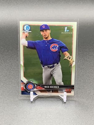 #ad 2018 Bowman Draft Nico Hoerner BDC 165 1st Chrome Chicago Cubs $2.39