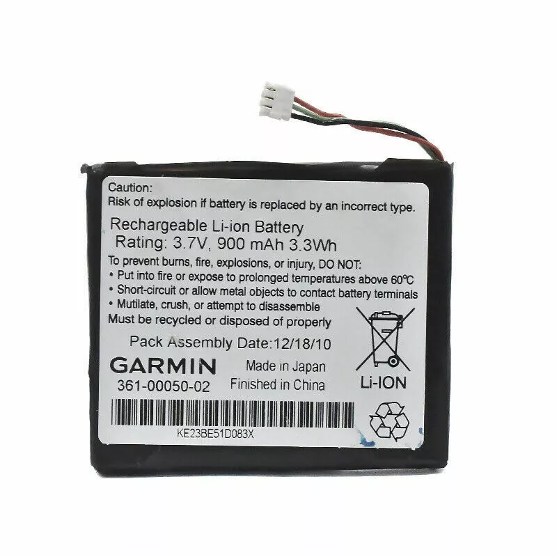 Garmin 3.7V 900mAh Battery 361-00050-02 For Nuvi 2200 2240 | eBay