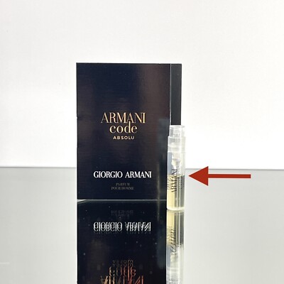 ARMANI CODE ABSOLU by Giorgio Armani 0.04oz-1.2ml EDP Spray SAMPLE