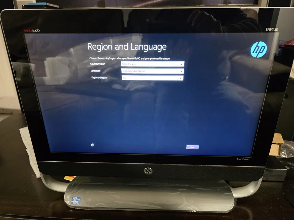 Hp Envy 20-d030 20" All-in-one Touchscreen PC. 2013 New Old Stock - Image 2 of 4