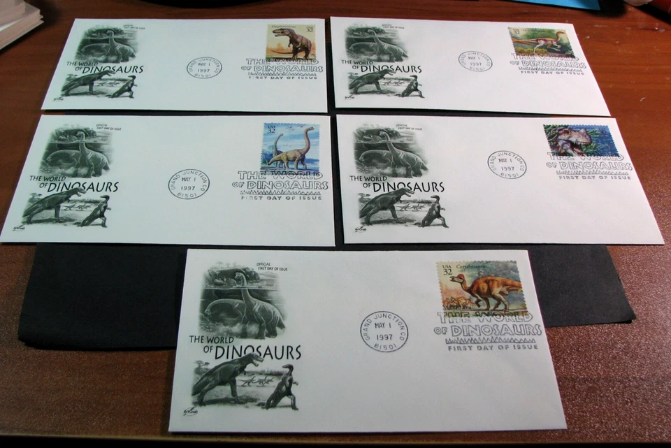 US Stamp FDC Scott# 3136 World of Dinosaurs 1997 Used L758 - Image 3 of 3