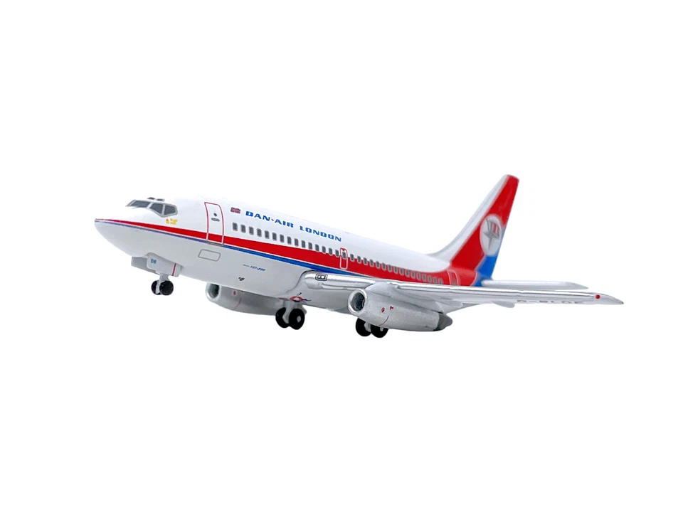 InFlight 500  Dan Air London 737-200 1:500 Scale Die-Cast Model Airplane - Image 3 of 4