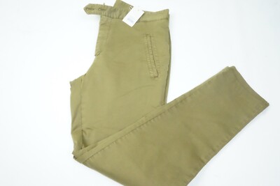 Eidos Tinto Olive Green Cotton Blend Mens Casual Pants Sz 48R Brand New