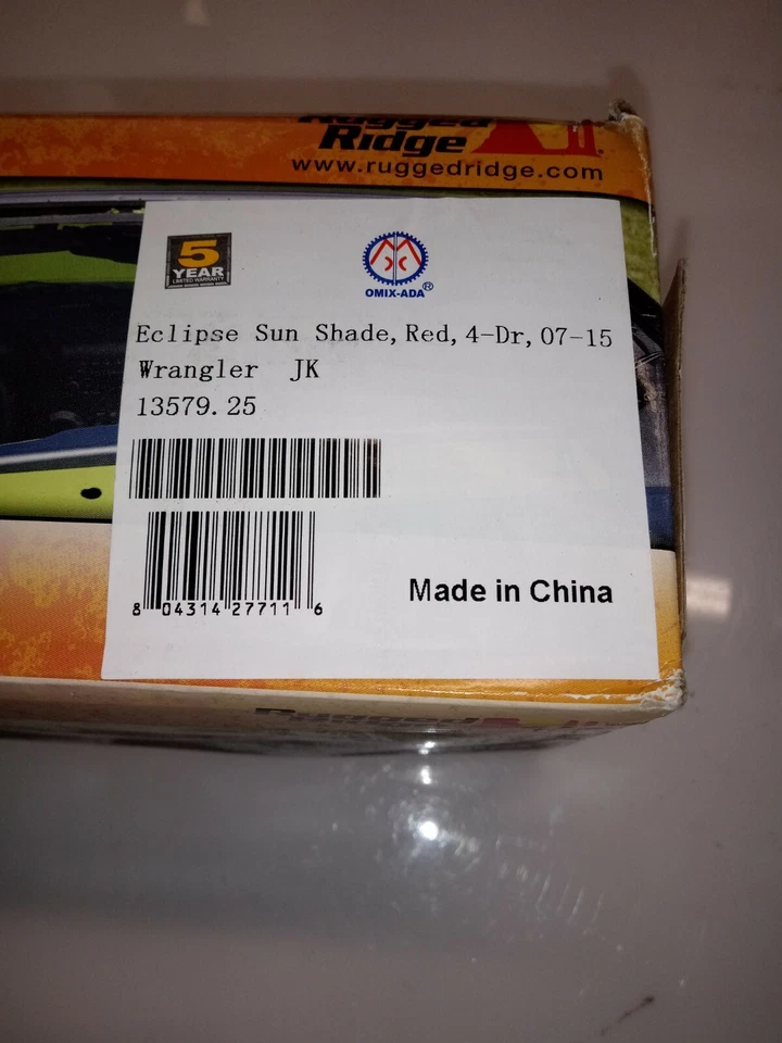 Parasol rojo Rugged Ridge Eclipse 07-17 para Jeep Wrangler Unlimited 13579,25 Foto 4 de 4