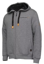 Savage Gear Classic Zip Hoodie Grey Melange - Angelpullover,Kapuzen-Pullover