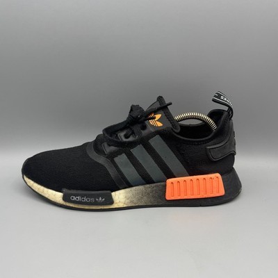 Adidas Sneaker NMD R1 Schuhe Sport Laufen Running schwarz solar Orange -SEHR GUT
