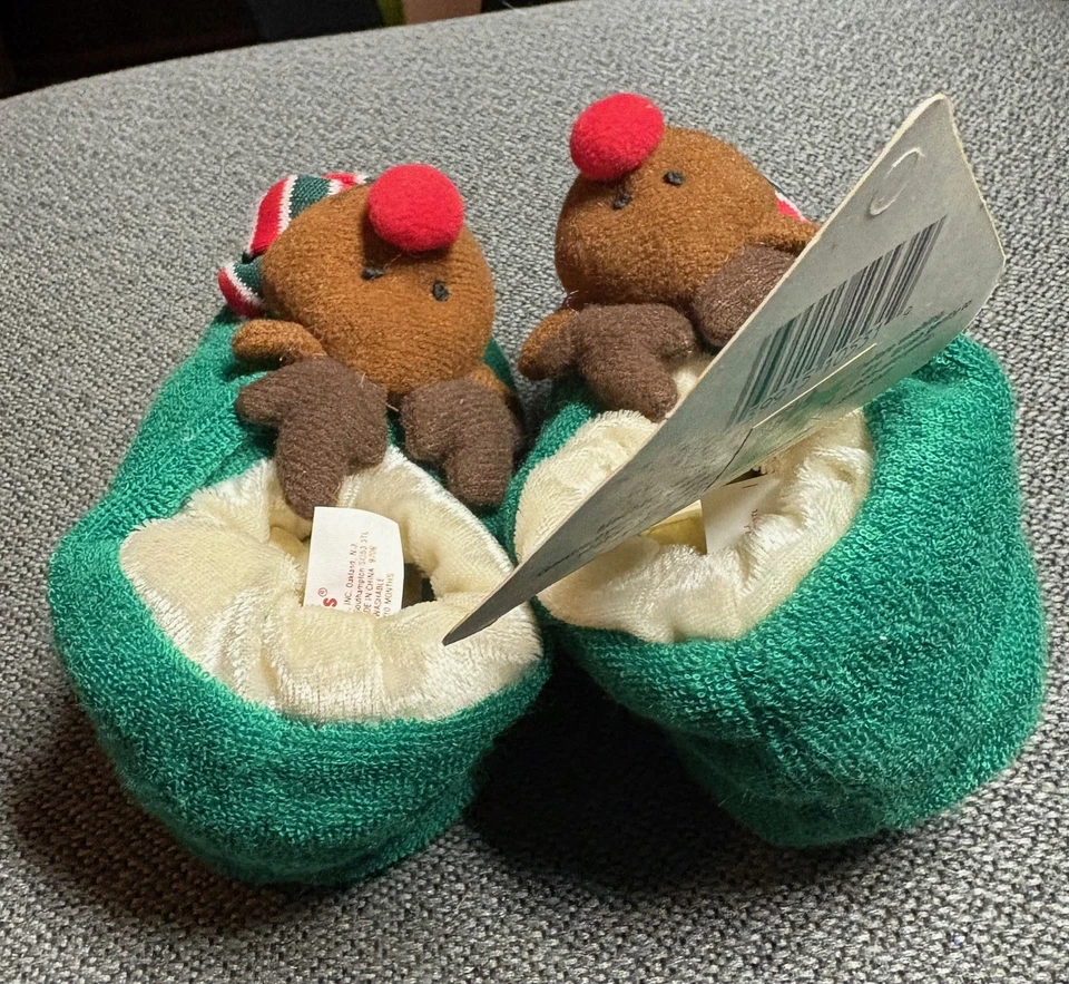 BOTINES DE NAVIDAD RUSS VINTAGE JINGLE BELL BEBÉS RENOS - (HASTA 10 MESES) Foto 2 de 4