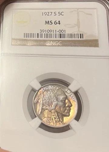 1927-S NGC MS64 Buffalo Nickel