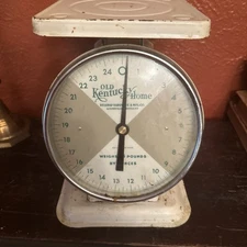 Vintage Old Kentucky Home 25 Pound Scale Belknap Hardware & Mfg. Co. Louisville