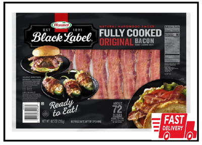 Hormel Black Label Fully Cooked Bacon10.5 Ounce Pack of 1