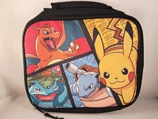 Pokémon Character Soft Side Insulated Lunch Box Bioworld Pikachu Charmander