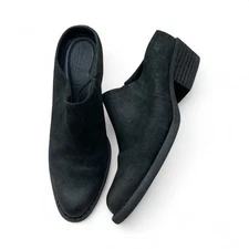 Born Black Leather Mule Clogs Size 8.5 M