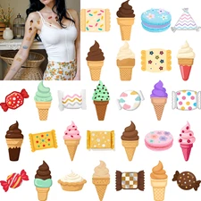 63pcs Temporary Tattoo Waterproof Long-lasting Body Stickers Candy Stickers