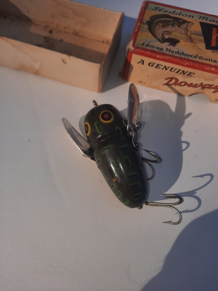 Leurre Topwater Heddon Tiny Chugger Vintage 2 1/4 Pouces - Perch Scale