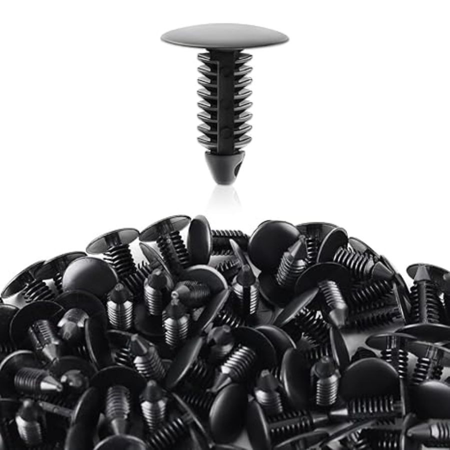 100Pcs 8mm Bumper Clips Auto Car Hole Plastic Rivets Fastener Retainer Clips Fen