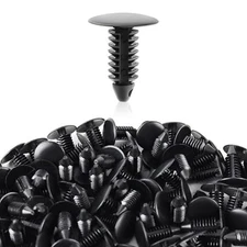 100Pcs 8mm Bumper Clips Auto Car Hole Plastic Rivets Fastener Retainer Clips Fen
