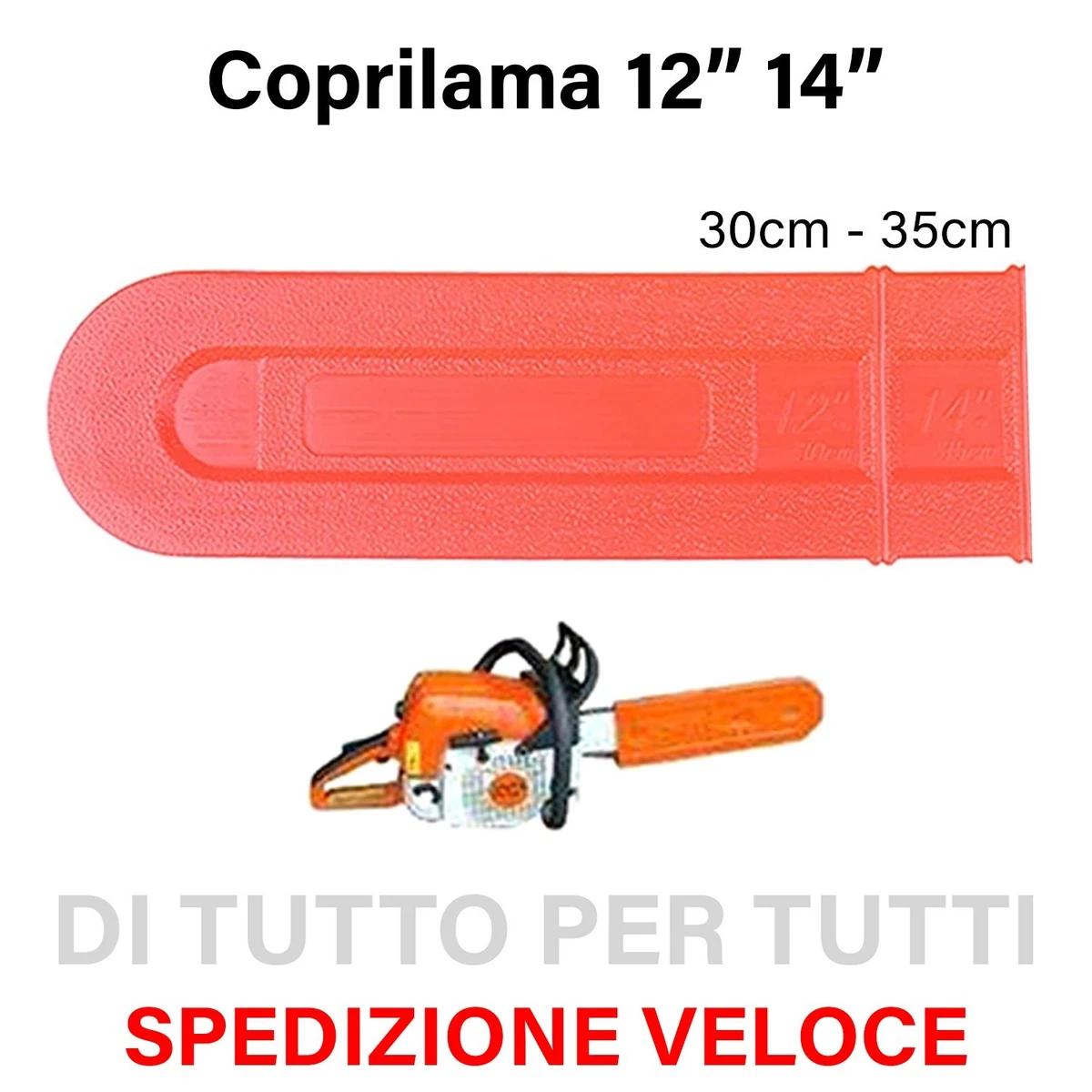 Coperchio Protettivo In Plastica Per Barra Motosega HUSQVARNA - Fodero Scabbard 33-40,6 Cm - 3
