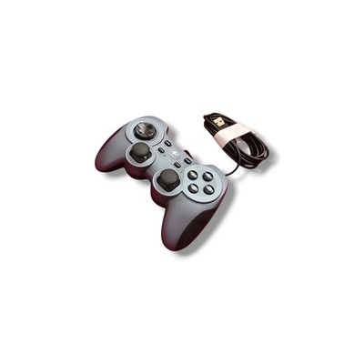 Logitech RumblePad 2, Gaming Controller PC, Kabelgebundenes USB-Gamepad Blau   