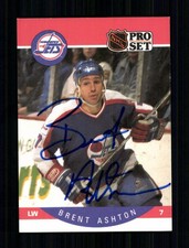 Brent Ashton NHL USA Traiding Card Original Signiert + A 252989