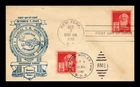 DR JIM STAMPS US COVER FAMOUS AMERICANS FDC NEW YORK WORLDS FAIR RPO CANCEL