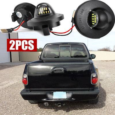 2×LED License Plate Light Rear Bumper Tag Assembly Lamp For Ford F150 F250 F350