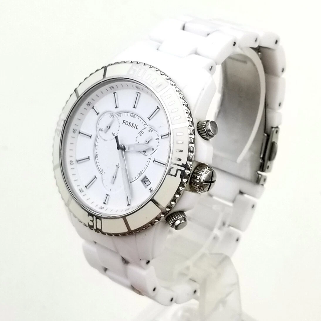 RARE UNIQUE Women s CHRONOGRAPH Watch FOSSIL CH 2624 eBay