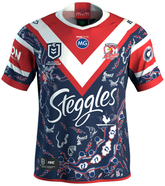 Sydney Roosters 2020 Indigenous Jersey Mens Small - 5XL, Womens & Kids NRL ISC