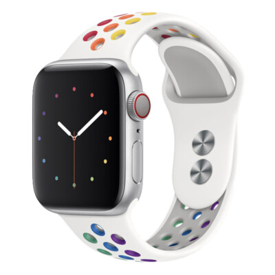 Bunt Silikon Armband für Apple Watch 11 10 9 8 7 6 5 4 SE 3 40/44/41/45/42/46mm