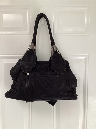 Big Buddha Ruched Shoulder Tote Black - Picture 3 of 5