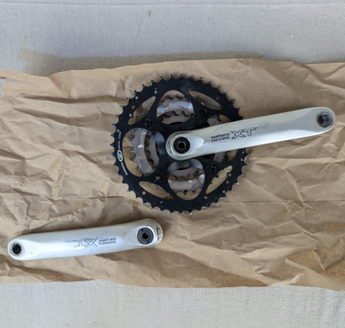 Shimano Deore XT FC-M751 MTB Crankset 175mm 44/32/22T Mountain Bike Triple Ring
