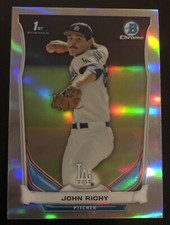 2014 Bowman Chrome JOHN RICHY 1st Rookie Refractor DODGERS