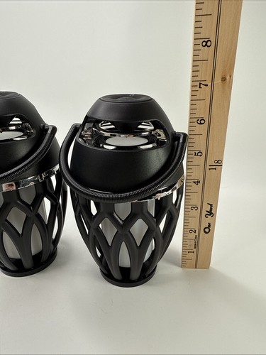 Flame Atmosphere Outdoor Bluetooth Wireless Speaker w/LED Flame Light 2 Pack New - Picture 4 of 4