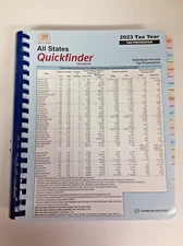 2023 All States Quickfinder Individual Tax Preparation book Unused