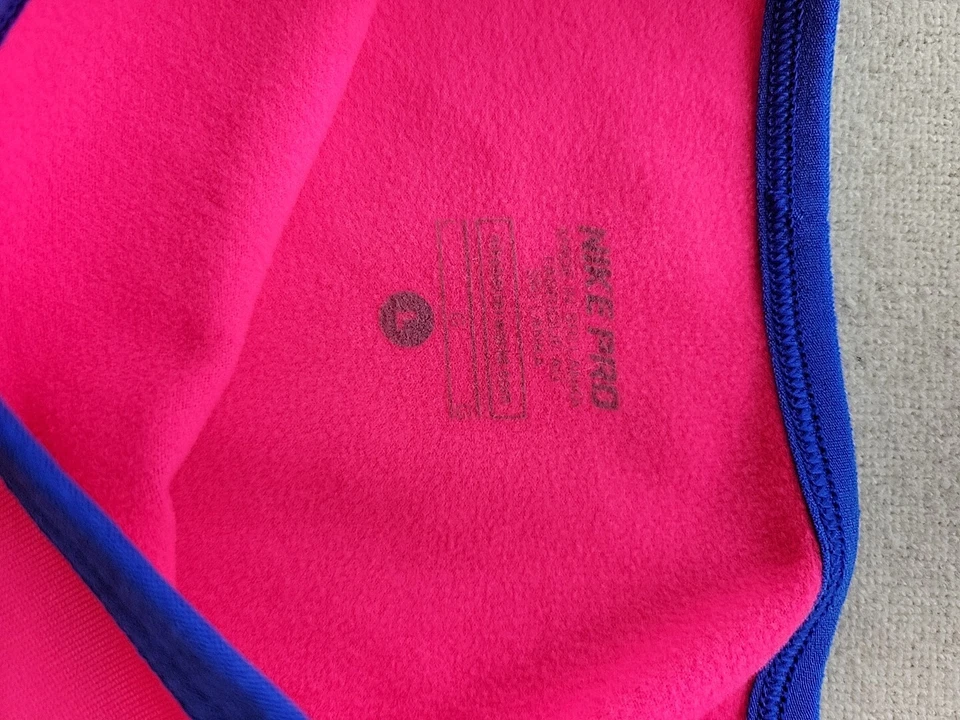 Camiseta Nike Pro Forrada de Vellón Manga Larga Capa Base Niñas Talla Grande Rosa Neón Foto 3 de 4