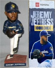 2019 Jeremy Jeffress MLB Baseball Bobblehead- Milwaukee Brewers, EX