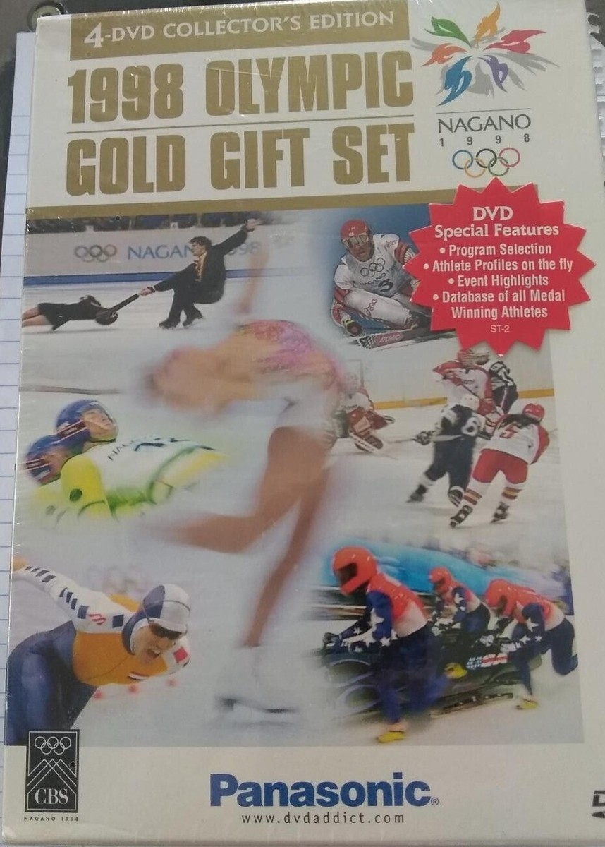 Brand New 1998 Olympic Gold Gift Set 4 DVD Collector's Brand New 1998 Olympic Gold Gift Set 4 DVD Collector's