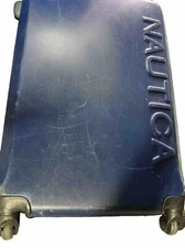 Nautica Hard Case Rolling Carry On Luggage 25 X 16 X 10 Navy Blue Suit Case