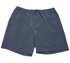 Chubbies Shorts Mens L Blue Everywear Stretch Drawstring Waist 6" Inseam Unlined