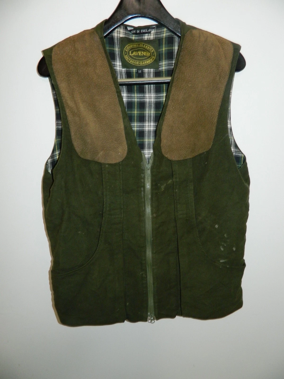 Lavenir vintage Shooting Gilet/ Vest English Country Classics Medium Made In Uk