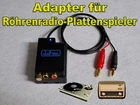 Adapter for tube radio turntable banana plug tube radio turntable