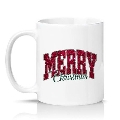 Frohe Weihnachten Unisex 11 Unzen Keramiktasse Weihnachtsdeko Weihnachtsgeschenk