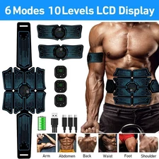 Abdominal Exercise EMS Muscle Stimulator Belt Electric ABS Trainer Training Belt